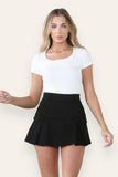 KATCH ME Women's Vintage High Waist Faux Pockets A-Line Mini Skirt Skirt 19.00